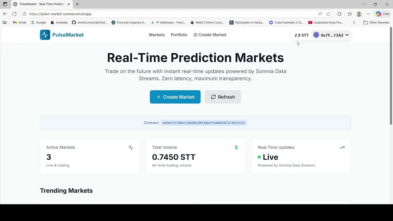 Pulse Market | Buidls | DoraHacks