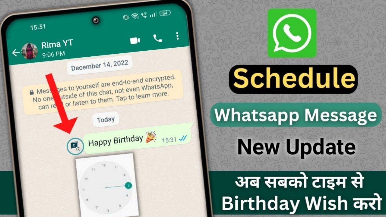How to Schedule a Message in WhatsApp | WhatsApp Trick 2023 | by Technical Firstpost