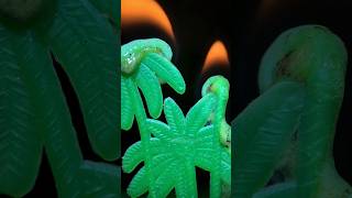 Melting Plastic Tree In Macro