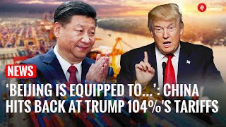 Beijing Strikes Back: China Vows to Counter Trump’s Shocking 104% Tariffs | US China Trade War