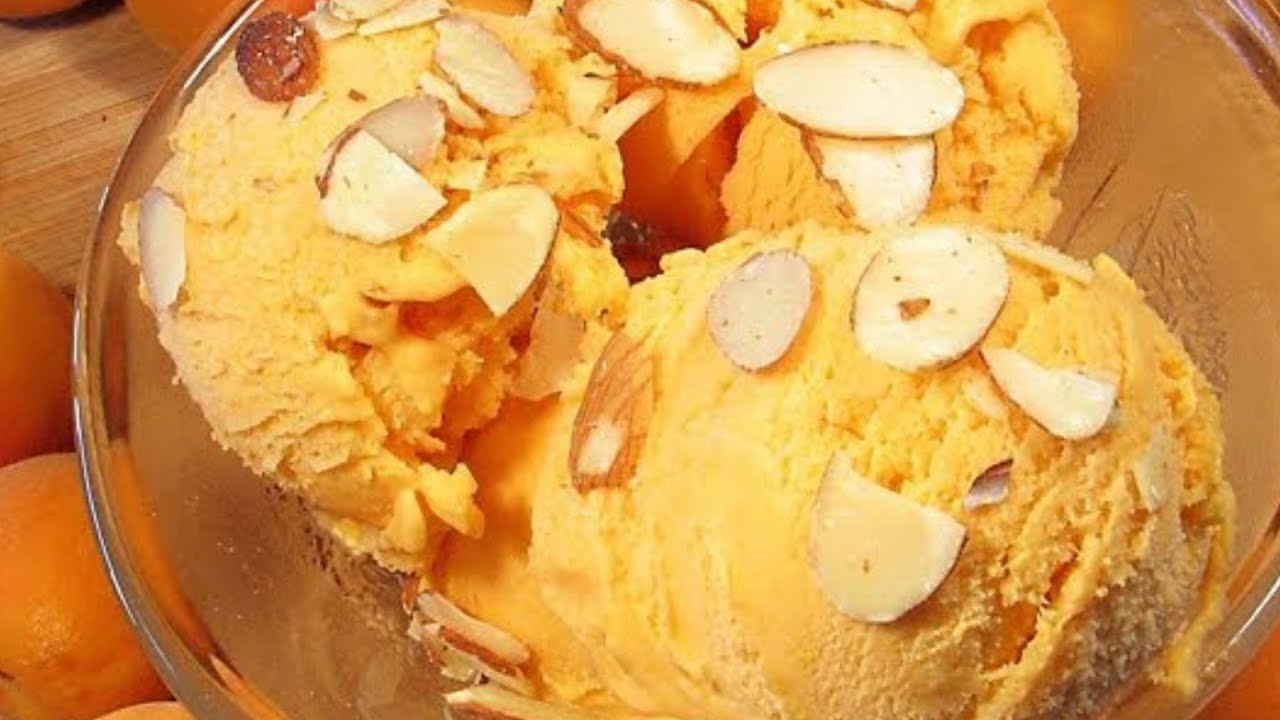 آيس كريم المشمش