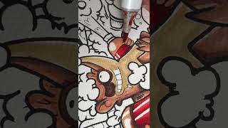 Drawing Regular Show Characters With Copic Markers! #shorts #viral #drawing