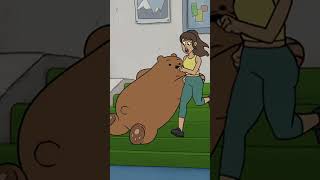 Grizz gets Outclimbed By a Kid | We Bare Bears | Cartoon Network | #shorts #grizzly #sports