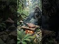 Juicy Steak Cooked Over Open Fire in the Jungle 🔥🥩