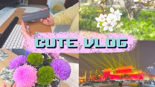 Cute VLOG #80🪻|Весна в Китае🌱|Покупки🛍️|Новая косметика💄