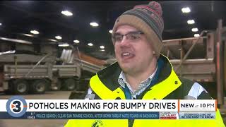 Potholes make for a bumpy ride on Madison roads