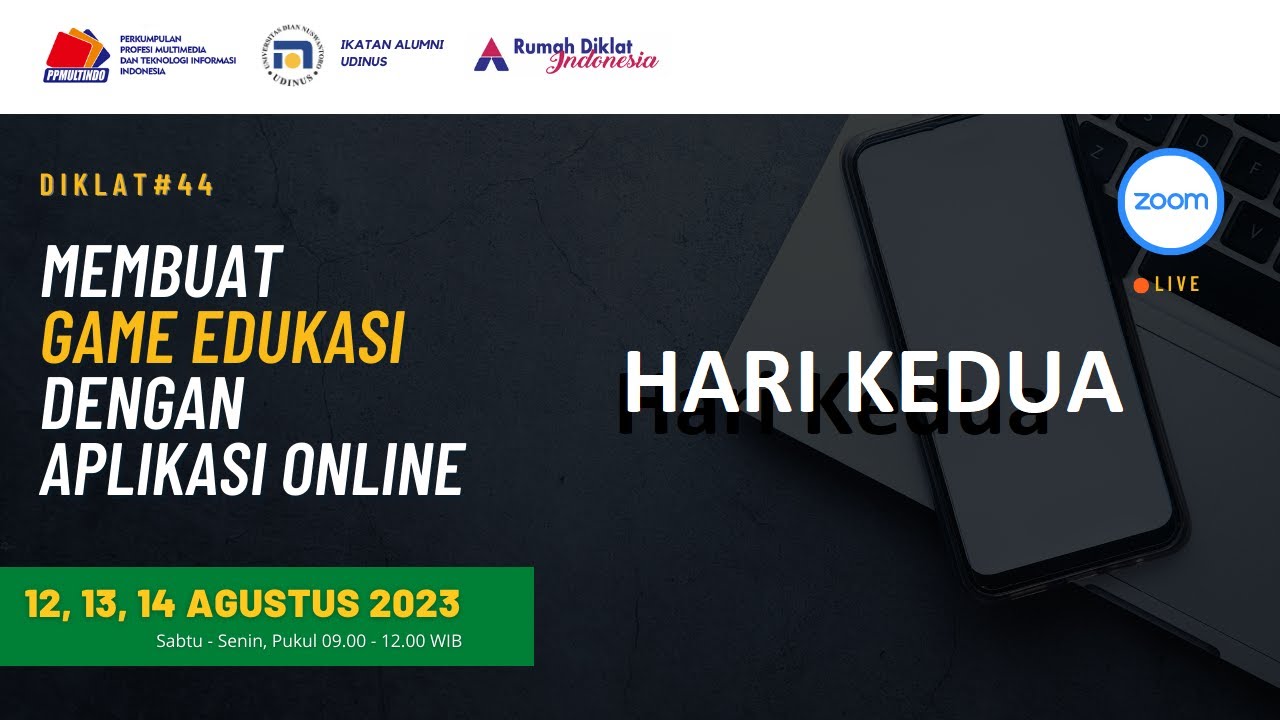 Membuat Game Edukasi dengan Aplikasi Online Hari Kedua - YouTube