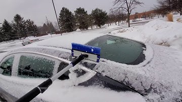 Car Ice Scraper | How to use snow brush with ice scraper?