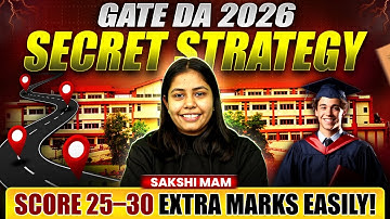 How to Score High in GATE DA 2026 | 25–30 Extra Marks Secret Plan | GATE 2026 DA Roadmap