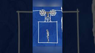 Can Jumping Save You in a Falling Elevator? 😳 #usa #science #mythbusters