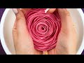 ASMR crushing crunchy soap roses 🌹 Soap CUBES 🎲 Soaked soap 🧼 clay cracking 💥 Relaxing sounds !