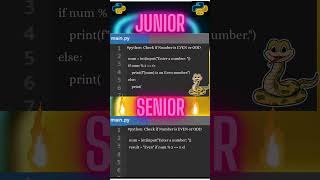 How to become a Senior developer.. ♥️ 😂 #programming #javascript #python #coding #developer #coder.