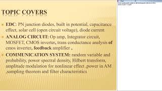 Electronics & Communication Engineering   Analysis  GATE 18 Paper 20180210 1250 2