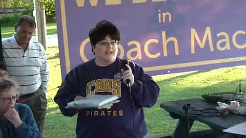 "We Believe" Reinstate Coach Mac Rally - Lisa Foote