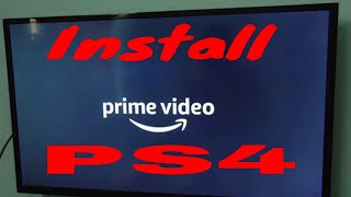 amazon prime video ps4