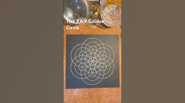 How to draw the 3,6,9 Golden Circle. Fast