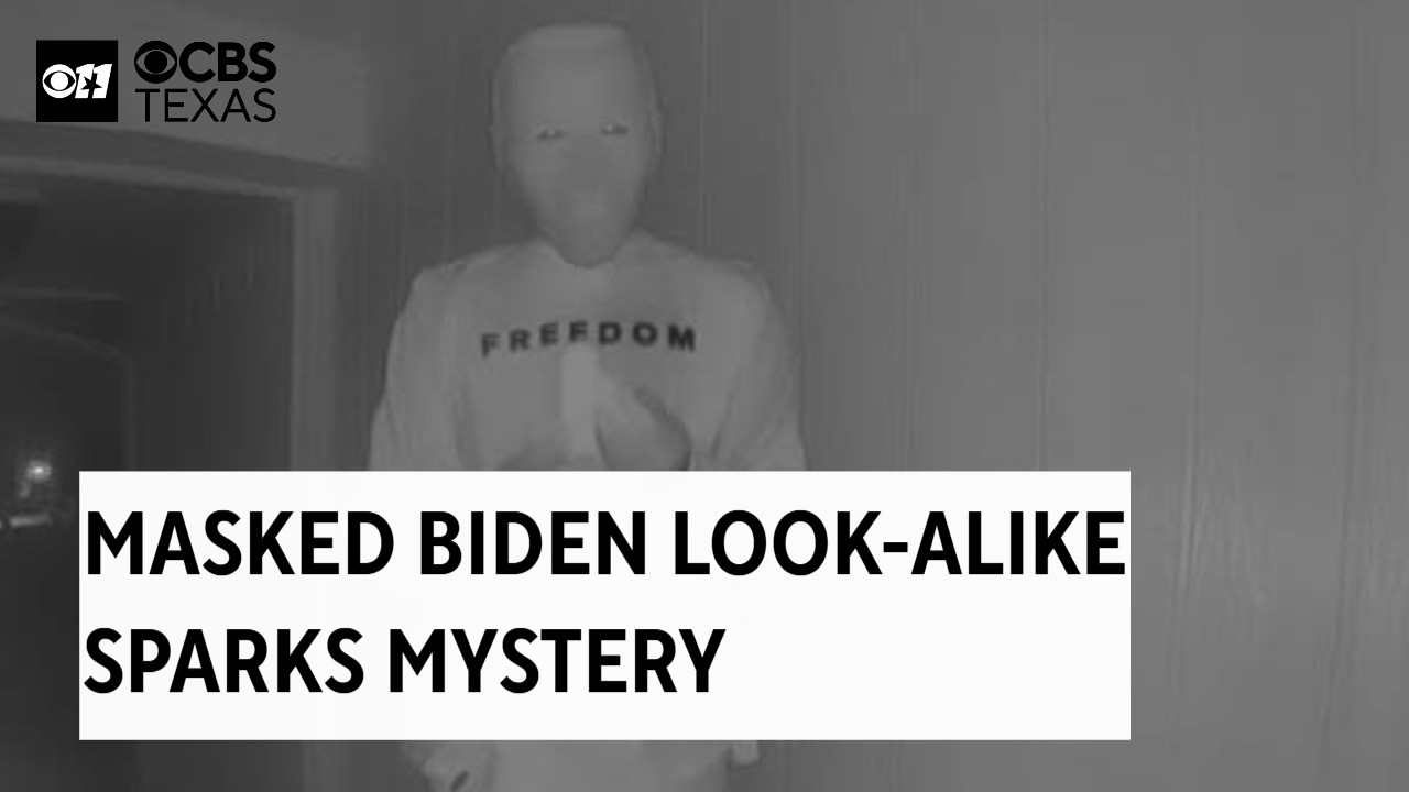 Un hombre con máscara de Joe Biden inquietó a una familia en Texas: esto fue lo que hizo (VIDEO)