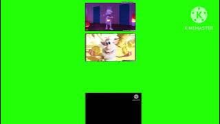 Booba or Oasis logo up to faster 5 green screen