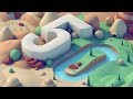 Typographic Landscape Speed Art Timelapse