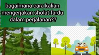 Fikih kelas 3 Salat Jamak dan Qasar