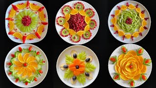 Top 6 Fruits Decoration Ideas \/ Super Fruits Decoration \/ Fruit curving \& cutting Tricks \/Fruits Art