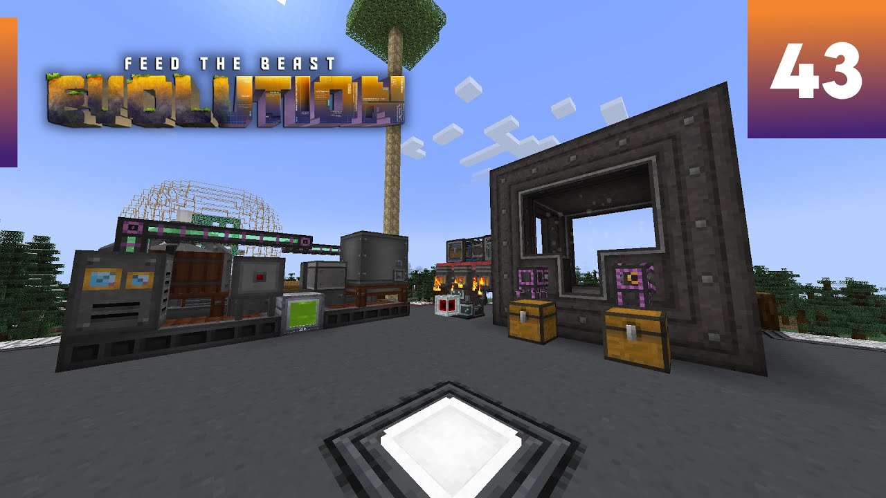 FTB Evolution #43 - Pressure Chamber and Plastic Production - YouTube