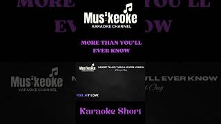 MORE THAN YOU'LL EVER KNOW | Daryl Ong | Karaoke | Shorts #karaoke #sing #music #darylong