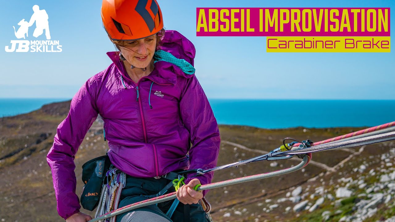 Climbing How To: A carabiner brake for abseiling / rappelling