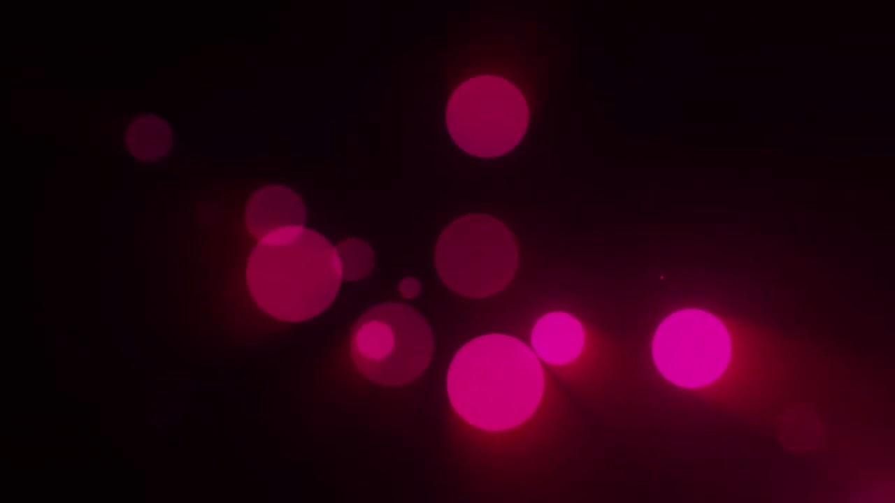 Calming Bokeh Light Particles Screensaver | VJ Loops | 1 Hour Calming Wallpaper & Background!