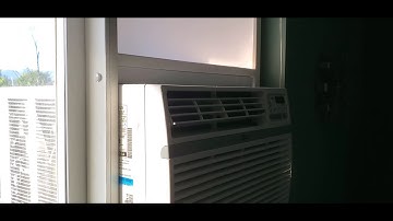 How to install air conditioner on a sliding windows