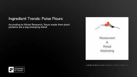 Ingredient Trends: Pulse Flours
