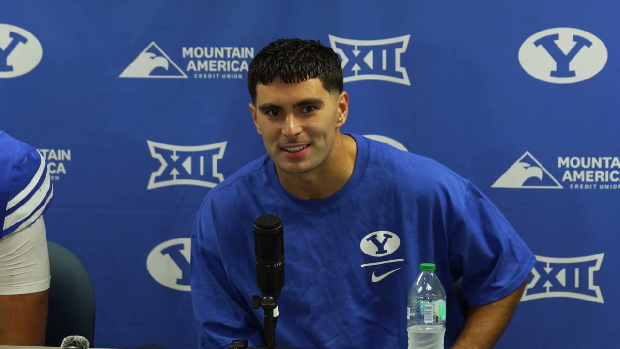 Bear Bachmeier Preston Rex | BYU Football | Postgame  | Notre Dame | October 17, 2026