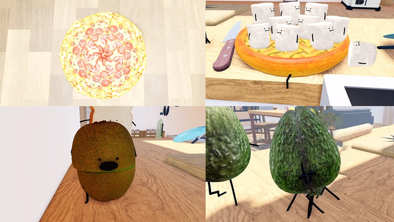 ひみつのおるすばんでのキャラで食べ物つくってみた！#roblox  #ロブロックス　#おすすめマップ