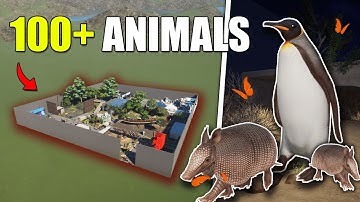I Built A Whole Zoo Inside ONE Tiny Square in Planet Zoo