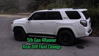 How to Change the Rear Differential Fluid in a 5th Gen 4Runner