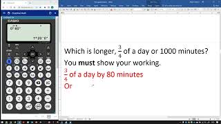 Casio Classwiz CW Time Calculations