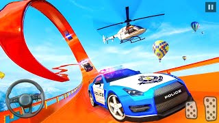 Police Cars Ramp Stunts - Fast Drive On Mega Ramps - Android Gameplay screenshot 1
