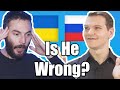 Vladimir reacts to "Difference between Russian and Ukrainian" LANGFOCUS