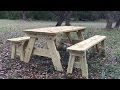 How To Make A Wooden Picnic Table