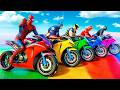 الرجل العنكبوت انقاذ باتمان Spider Man Rescue batman vs iron man vs venom funny Game GTA 5 superhero