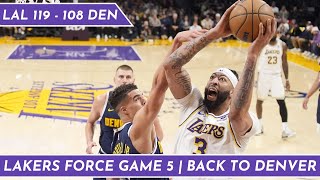 Lakers Over Nuggets, 119-108, Force Game 5 | AD Big | Reaves & D'Lo 21pts  Each screenshot 4