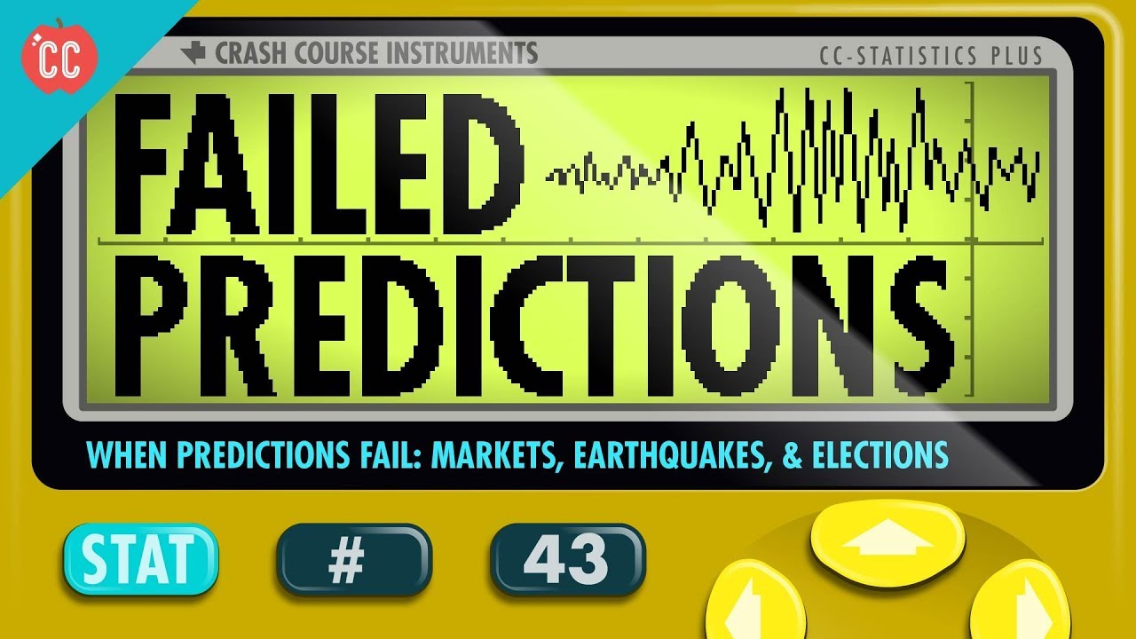 ⁣When Predictions Fail: Crash Course Statistics #43
