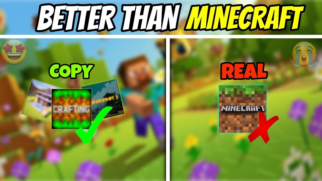 I tried 3 games like MINECRAFT *BETTER THAN MINECRAFT* - YouTube