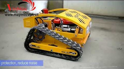 Giới thiệu robot cắt cỏ điều khiển từ xa Vinmax VM RB750 #Robotcatco