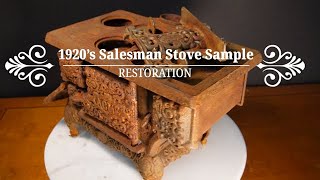 1920’s Antique Salesman Stove Sample Restoration