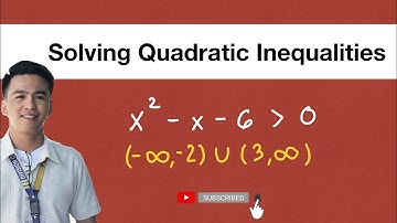 Solving Quadratic Inequalities  (Part 2) - Grade 9 Mathematics