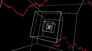 3D Music Visualizer Rotating Cubes