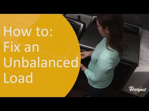 How to FIx an Unblanced Load in Your Washing Machine | Whirlpool Self Help Videos