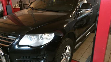 Как поменять масло Vw Touareg