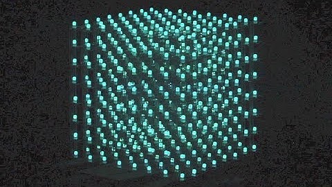 RGB LED CUBE 8X8X8 I BUILT IT JDM MootzArt Music